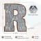 Galvanized Metal Letters for Wall Decor 3D Letter R for Hanging or Freestanding Unique Blend of Rustic Vintage Western and Industrial Styles Fits for Living Room Lobby Kitchen Bedroom Decoration